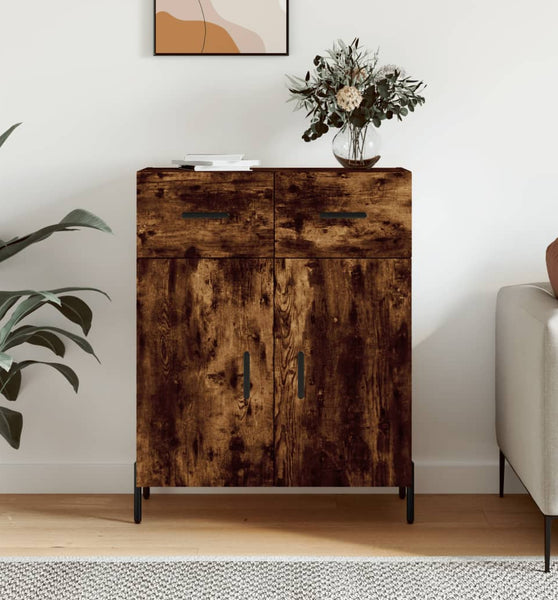 Sideboard Räuchereiche 69,5x34x90 cm Holzwerkstoff