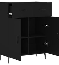 Sideboard Schwarz 69,5x34x90 cm Holzwerkstoff