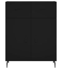 Sideboard Schwarz 69,5x34x90 cm Holzwerkstoff