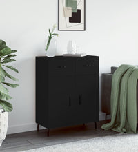 Sideboard Schwarz 69,5x34x90 cm Holzwerkstoff