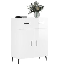 Sideboard Hochglanz-Weiß 69,5x34x90 cm Holzwerkstoff