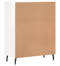 Sideboard Hochglanz-Weiß 69,5x34x90 cm Holzwerkstoff