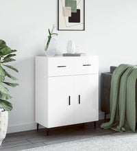 Sideboard Hochglanz-Weiß 69,5x34x90 cm Holzwerkstoff