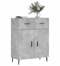 Sideboard Betongrau 69,5x34x90 cm Holzwerkstoff