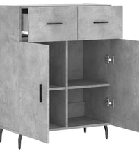 Sideboard Betongrau 69,5x34x90 cm Holzwerkstoff