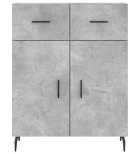 Sideboard Betongrau 69,5x34x90 cm Holzwerkstoff