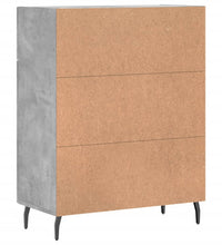 Sideboard Betongrau 69,5x34x90 cm Holzwerkstoff
