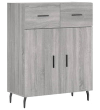 Sideboard Grau Sonoma 69,5x34x90 cm Holzwerkstoff