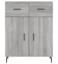 Sideboard Grau Sonoma 69,5x34x90 cm Holzwerkstoff