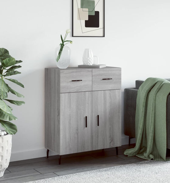 Sideboard Grau Sonoma 69,5x34x90 cm Holzwerkstoff