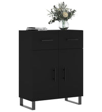 Sideboard Schwarz 69,5x34x90 cm Holzwerkstoff