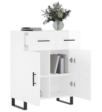 Sideboard Hochglanz-Weiß 69,5x34x90 cm Holzwerkstoff