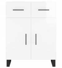 Sideboard Hochglanz-Weiß 69,5x34x90 cm Holzwerkstoff