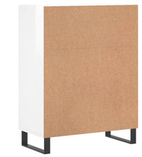 Sideboard Hochglanz-Weiß 69,5x34x90 cm Holzwerkstoff