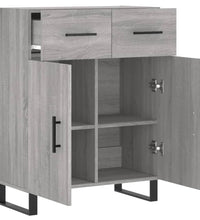 Sideboard Grau Sonoma 69,5x34x90 cm Holzwerkstoff