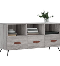 TV-Schrank Grau Sonoma 102x36x50 cm Holzwerkstoff