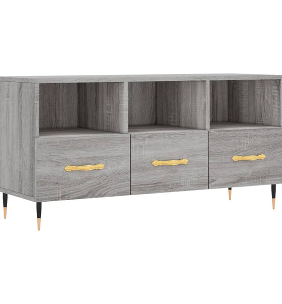 TV-Schrank Grau Sonoma 102x36x50 cm Holzwerkstoff