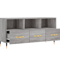 TV-Schrank Grau Sonoma 102x36x50 cm Holzwerkstoff