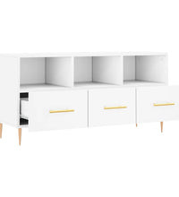 TV-Schrank Weiß 102x36x50 cm Holzwerkstoff