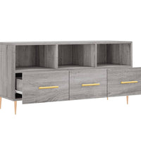 TV-Schrank Grau Sonoma 102x36x50 cm Holzwerkstoff