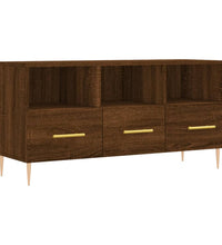 TV-Schrank Braun Eichen-Optik 102x36x50 cm Holzwerkstoff