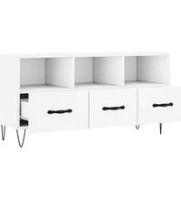 TV-Schrank Weiß 102x36x50 cm Holzwerkstoff