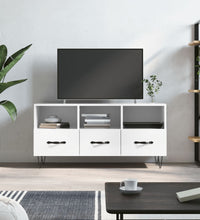 TV-Schrank Hochglanz-Weiß 102x36x50 cm Holzwerkstoff