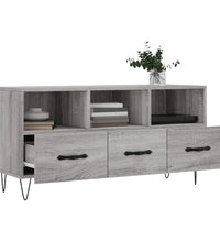 TV-Schrank Grau Sonoma 102x36x50 cm Holzwerkstoff