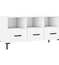 TV-Schrank Weiß 102x36x50 cm Holzwerkstoff