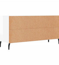 TV-Schrank Hochglanz-Weiß 102x36x50 cm Holzwerkstoff