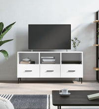 TV-Schrank Hochglanz-Weiß 102x36x50 cm Holzwerkstoff