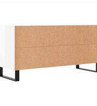 TV-Schrank Hochglanz-Weiß 102x36x50 cm Holzwerkstoff