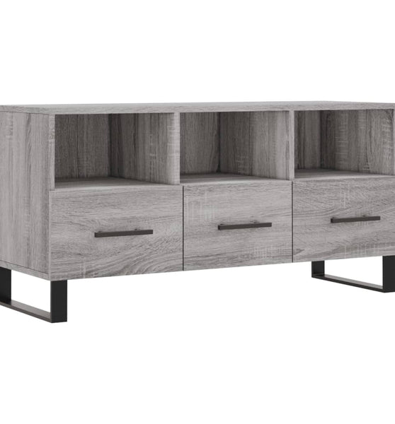 TV-Schrank Grau Sonoma 102x36x50 cm Holzwerkstoff