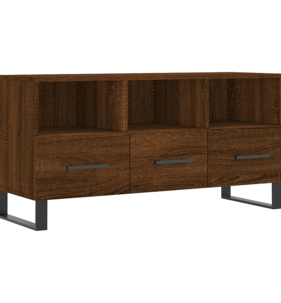 TV-Schrank Braun Eichen-Optik 102x36x50 cm Holzwerkstoff