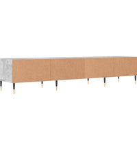 TV-Schrank Betongrau 150x36x30 cm Holzwerkstoff