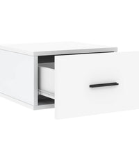 Wand-Nachttisch Weiß 35x35x20 cm