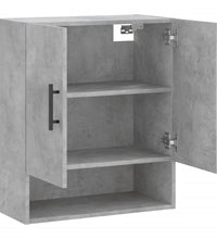 Wandschrank Betongrau 60x31x70 cm Holzwerkstoff