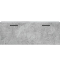 Wandschrank Betongrau 100x36,5x35 cm Holzwerkstoff