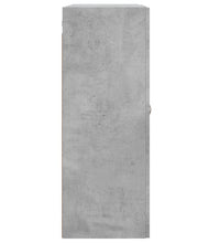 Wandschrank Betongrau 69,5x34x90 cm Holzwerkstoff
