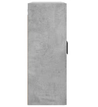Wandschrank Betongrau 69,5x34x90 cm Holzwerkstoff