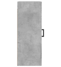 Wandschrank Betongrau 34,5x34x90 cm Holzwerkstoff