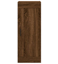 Wandschrank Braun Eichen-Optik 34,5x34x90 cm Holzwerkstoff