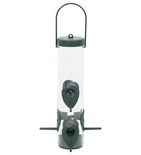 Vogelfutterspender 3 Stk. Dunkelgrün 17x17x32 cm