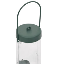 Vogelfutterspender 3 Stk. Dunkelgrün 17x17x32 cm