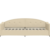 Tagesbett Creme 80x200 cm Stoff