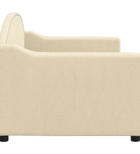 Tagesbett Creme 80x200 cm Stoff