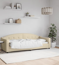 Tagesbett Creme 80x200 cm Stoff