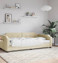 Tagesbett Creme 80x200 cm Stoff