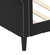 Tagesbett Schwarz 80x200 cm Kunstleder