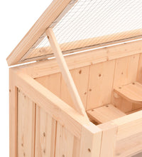 Hamsterkäfig 60x35,5x42 cm Massivholz Tanne